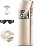 27J & 100W Épilateur Lumière Pulsée à Quatre Impulsions, Lumières Doubles, 2°C Saphir, Épilation Laser Permanente et Professionnelle, Mode PHR & Smart App pour Poils Résistants