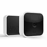 Blink Indoor, Caméra de surveillance HD sans fil avec deux ans d'autonomie, détection des mouvements et audio bidirectionnel, fonctionne avec Alexa | Kit 1 caméra