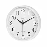 Teesa Horloge Murale Analogique Universel 25 cm TSA0037 Blanc