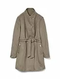 Vero Moda Femme VMTWODOPE BELT 3/4 JACKET GA NOOS Jacket, Silver Mink/Detail:MELANGE, S