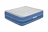 Bestway Lit Gonflable Matelas 2 Places King en Tritech avec Pompe Électrique Intégrée et Revêtement Antimicrobien 2,03 m X 1,93 m X 56 cm