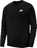 Nike M NSW Club Crw BB T-Shirt à manches longues pour Homme, Noir (Black), FR : M (Taille Fabricant : M)