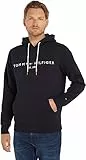 Tommy Hilfiger Sweat à Capuche Homme Core Tommy Logo avec Capuche, Bleu (Sky Captain), M