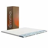 Emma Premium Surmatelas 140x190cm, 6cm D'épaisseur, Mousse HRX Réversible pour Un Confort Personnalisé, Respirant et Lavable avec Housse UltraDry