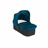 Baby Jogger nacelle pliable pour poussettes simples City Mini 2 et City Mini GT2, 0-6 mois (9 kg), mystique (noir/turquoise)