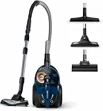 Philips PowerCyclone 8 Aspirateur sans Sac - Puissance 900 W, Système Allergy Lock, Aspiration 99,9% Poussière Fine, Super Brosse Turbo, Bac 2L, Variateur de Puissance (FC9745/09)