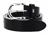 Tommy Hilfiger Femme Ceinture, Noir, 85 cm