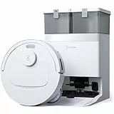 ECOVACS DEEBOT T30C OMNI Robot Aspirateur Laveur avec Station, Aspirateur Robot 20000Pa, Lavage à l'eau chaude 75℃, Serpillière OZMO TURBO 2.0, Brosse ZeroTangle 3.0, Nettoyage humide adaptatif, Blanc