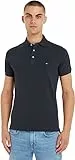 Tommy Hilfiger Polo Manches Courtes Homme 1985 Slim Slim Fit, Bleu (Desert Sky), M