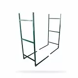 GREENSTAR - Range-Bûches - Porte-Bûches Extérieur/Intérieur - Capacité de Stockage Réglable de 1 à 20 mètres et plus - Hauteur : 1 mètre - Largeur (1 Support) : 40 cm