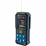 Bosch Professional télémètre Laser GLM 50-25 G (Laser Vert, portée : Jusqu’à 50 m, Robuste, IP65, ± 1,5 mm*, 2 Piles AA, dragonne, Housse)