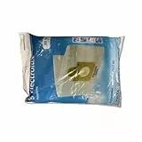 Electrolux ES100 Sacs d'Aspirateur S-Bag Classic Long Performance, Pack de 4 Sacs Synthétiques, Capacité 3,5L, Filtration Efficace, Durée de Vie Prolongée, Couleur Blanche
