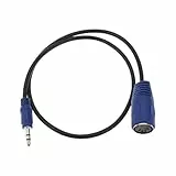 YINETTECH Câble MIDI Femelle 5 Broches vers Jack TRS Mâle 3,5 Mm Compatible avec Akai MPC Studio MPC Touch MPX8 SQ-1 Jack TRS Droit