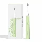 My Variations ® - Brosse à Dents Électrique - Technologie Sonique - 1 Mois d'Autonomie - 5 Modes de Brossage - Minuteur de 2 Min Intégré - Recommandé par les Dentistes - Chargement USB-C - Verte
