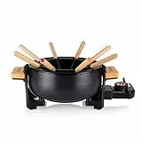 Appareil à fondue électrique Tristar - Pour tous types de fondues - Thermostat réglable - Pour 8 personnes - 1,5 L - Fourchettes incluses