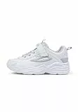 FILA Skye V Kids Basket, Blanc Iridescent, 34 EU