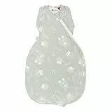 Tommee Tippee Gigoteuse d'Emmaillotage Snuggle, Été, Le Grobag Original, 0-4m, 51-62cm, 1.0 Tog, Gris Chiné 491584