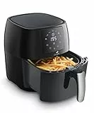 SENYA Friteuse sans huile à air chaud multifonction 4,5L Air Fryer, My Air Cook, 7 programmes automatiques, 1400W, SYCK-AF002, Noir