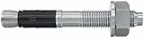 fischer - Goujon d'ancrage FAZ II Plus 12x90 -/10 en acier électrozingué/Blister de 20