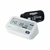 OMRON X3 Comfort AFib Appareil tension artérielle bras – Tensiomètre brassard validé cliniquement – Tensiomètre Bras OMRON avec détection de la fibrillation auriculaire (AFib), mémoire 2 personnes