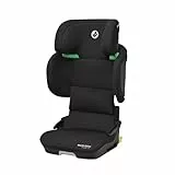 Maxi-Cosi Tanza i-Size, Réhausseur Voiture Enfant, 3,5-12 ans, 100-150cm, Siège-auto Pliable, 10 Positions Appui-tête, Protection G-CELL Chocs Latéraux, Siège-auto Rembourré Surélevé, Full Black