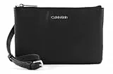 Calvin Klein Sac à Bandoulière Femme Ck Must Ew Petit, Noir (Ck Black), Taille Unique