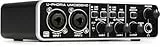 Behringer UMC202Hd Interface Audio Numérique USB 2 Entrées et 2 Sorties Audiophile, 24-Bit/192 Khz avec Préamplis Micro Conçu par Midas
