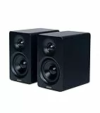 Edifier M60 2.0 Haut-parleurs Bibliothèque, Bluetooth 5.3, 66W RMS, Audio Hi-Res, LDAC, Basses 3' & Tweeter 1', Entrées USB-C & Aux, Panneau Tactile Sensible, Enceintes PC, Noir