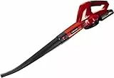 Einhell Souffleur sans fil sur batterie GC-CL 18 Li E Kit - Power X-Change (18 V, Autonomie 240 min, Régime 12.000 trs/min, Souffle d'air 210 km/h) Livré avec Batterie 2,0 Ah et un Chargeur
