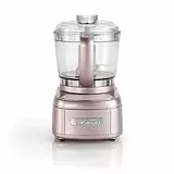 Cuisinart Hachoir Mini Prep Pro - Mini robot culinaire compact, mixeur, mélangeur d'épices - Fonction de pulsation et trous d'égouttement - Capacité de 900 ml - Lavable au lave-vaisselle - Rose