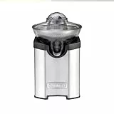 Cuisinart Presse Agrumes - Electrique Presse-agrumes pour toutes les tailles - Orange, Citron, Citron Vert, Pamplemousse - Sans goutte - Lavable au lave-vaisselle - Taille compacte - Acier inoxydable