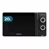 Cecotec Micro-ondes ProClean 3030. Capacité de 20 L, Revêtement Ready2Clean, 700 W de Puissance, 6 Niveaux de Fonctionnement, Minuterie 30 minutes, Mode Décongeler, Finition Noir.