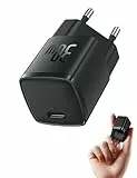 Baseus Chargeur USB C 30 W pour iPhone 17 16 15 14 13 12 11 Pro Max, Galaxy 25 24, adaptateur de téléphone portable, adaptateur USBC, adaptateur de charge, adaptateur de charge rapide