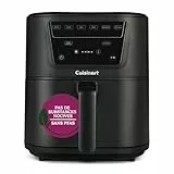Cuisinart Friteuse Air Fryer Compact Max, Sans PFAS, Frit, rôtit, grille, cuit, déshydrate | 36% plus compacte, 33% plus grande capacité, 7,6L pour 8 portions, Pièces lavables au lave-vaisselle