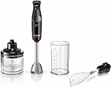 BOSCH ErgoMaster 4 MSM4B621 - Mixeur plongeant, 1000 W, Noir/Anthracite