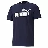 PUMA Homme Ess Logo Tee T-Shirt, Vareuse, M EU