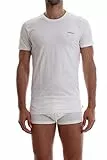 Diesel 0BAHF T-Shirt d'intérieur, Blanc, M Homme