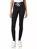 Calvin Klein Legging Chaussettes, Noir, L Femme