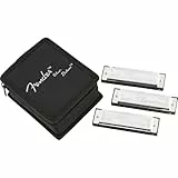 Fender© 'Blues Deluxe' Harmonicas - 3-Pack - Incl. Case