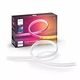 Philips Hue White and Color ruban LED gradient 2 mètres, Bande LED Philips Hue avec Bluetooth, compatible avec Alexa, Google Assistant et Apple Homekit