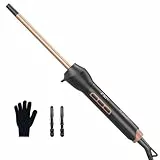 Boucleur A Cheveux 10mm, Fer A Boucler En CéRamique Antistatique, Fer A Friser éCran Lcd 80-230°C, Chauffe Rapide, Pour Des Boucles Petites Et Serrées