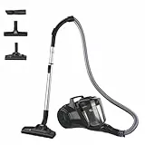 Hoover HP1 Home Aspirateur Traineau sans Sac Compact et Puissant HPZ107HM, Haute-Performance, 2 Brosses Sols Durs-Tapis & Spéciale Parquet, Tech. Cyclonique, Filtre Lavable, Vidage Facile,Accessoires