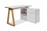 Jahnke Club C 130 E NÉGÈNES Bureau, d'ingénierie Matériau : Bois Fer, Chêne Core/Blanc, Taille Unique