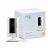 Ring Caméra intérieure (Indoor Camera 2e gén.) | Caméra de surveillance wifi sur secteur pour animaux, vidéo HD 1080p, audio bidirectionnel, cache de confidentialité | Essai Ring Home gratuit 30 j.