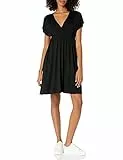 Amazon Essentials Robe Tunique (Grandes Tailles Disponibles) Femme, Noir, XXL