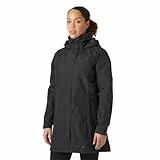 Helly Hansen Femme Manteau Imperméable Long Aden, Noir, L