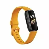 Google Fitbit Inspire 3 Bracelet d’activité sport et santé avec jusqu’à 10 jours d’autonomie de batterie et compatible avec Android et iOS, Parme, Jaune vénitien