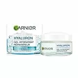 GARNIER Skin Active - Crème Gel Visage Hyaluron Barrier Repair - Repulpe & Apaise - 48H - Glycérine, Acide Hyaluronique & Aloe Vera - Vegan & Cruelty Free - Tous Types de Peaux - Homme & Femme - 50ml