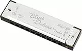 Fender Blues Deluxe Harmonica, Clé de C, 10 Trous, Nickel Chrome, Étui Inclus