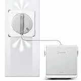 ECOVACS WINBOT W2S Omni Robot Nettoyeur de vitres avec Station, Nettoyage Intelligent Bord à Bord avec la TruEdge™, Charge en Fonctionnement, pulvérisateur d'eau 3 Jets, Protection 12 Niveaux